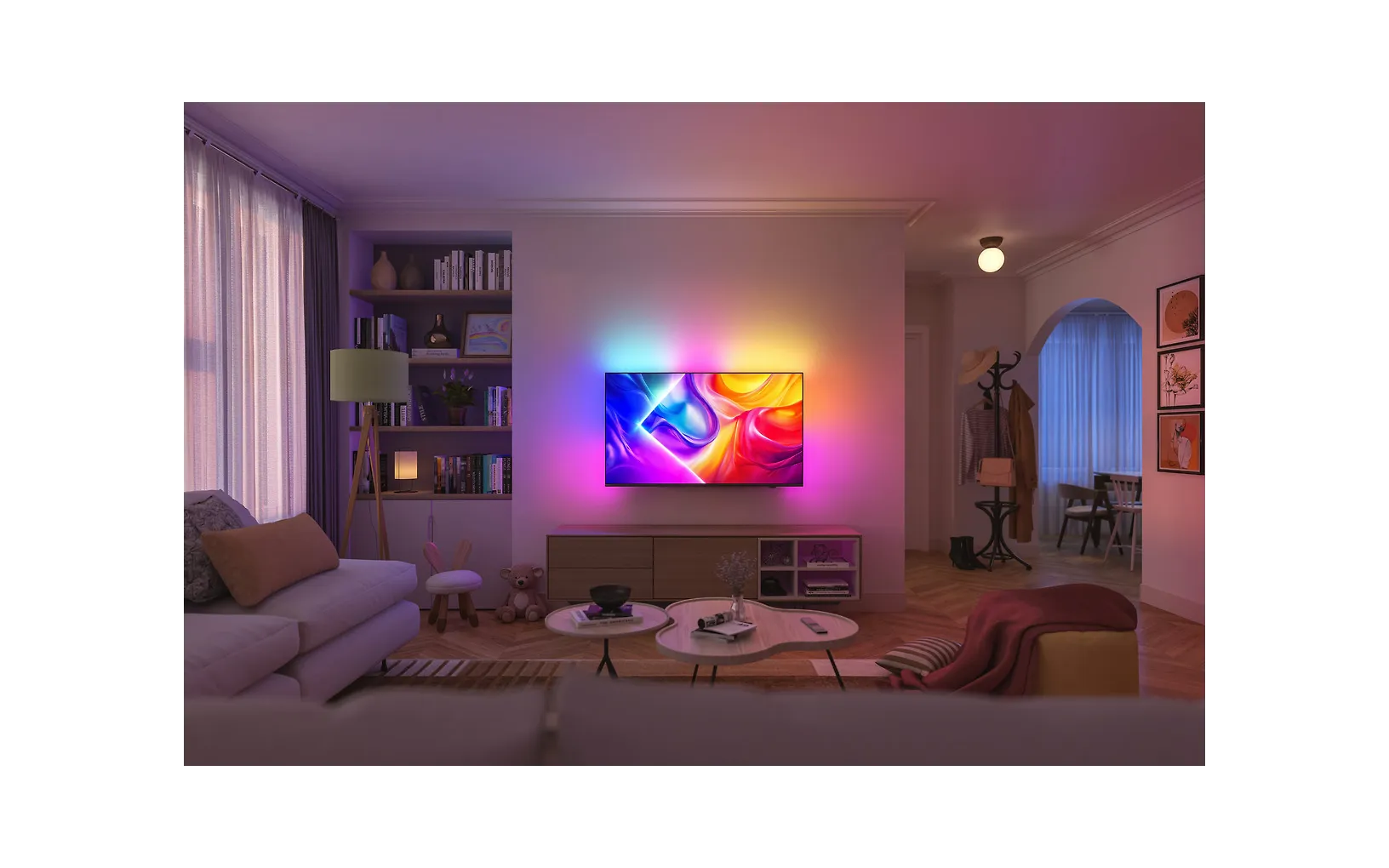 Philips The One 43" PUS9000 – 4K QLED Ambilight TV - Image 4