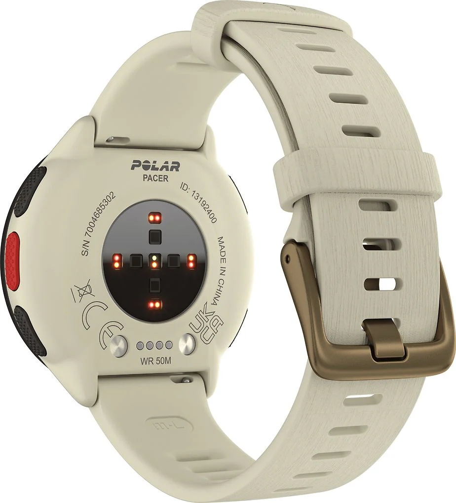 Polar Pacer -GPS-juoksukello, White Cloud - Image 3