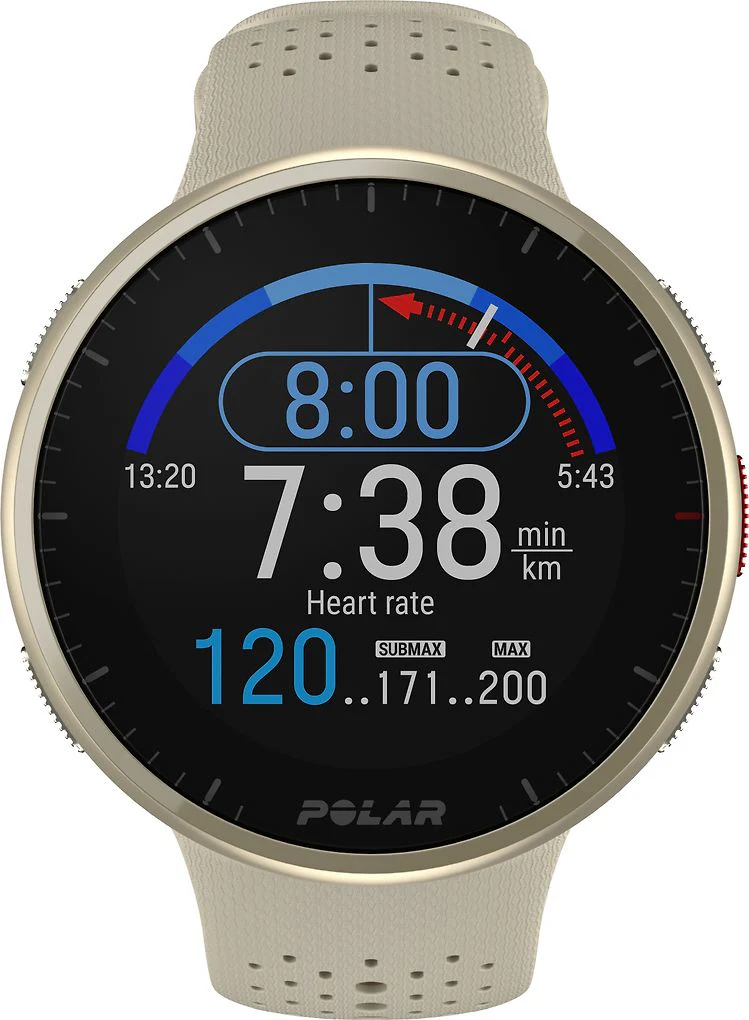Polar Pacer Pro -GPS-juoksukello, Champagne / Gold - Image 3