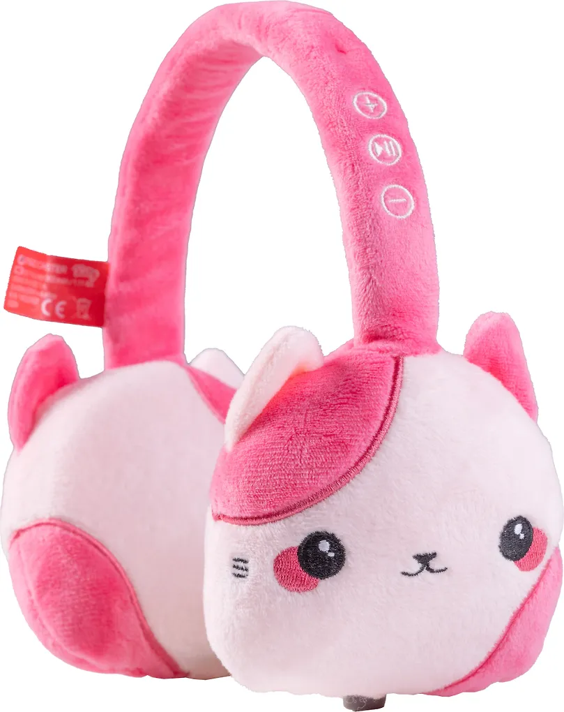 Procaster Kitty Headphone Bluetooth-kuulokkeet, vaaleanpunainen