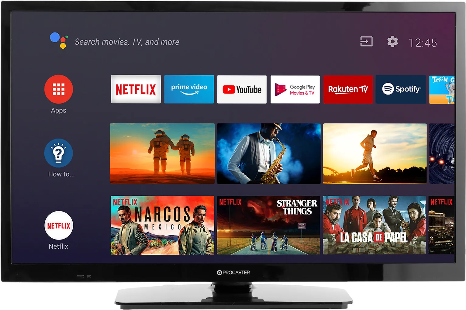 ProCaster LE-24A551H 24” HD Ready Android LED TV, 12 V - Image 4