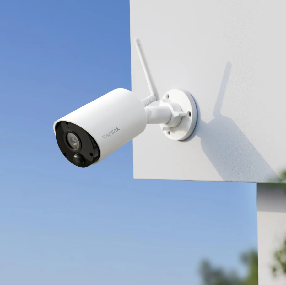 Reolink Argus Eco 3MP USB-C AI akkukäyttöinen WiFi kamera ulkokäyttöön (valkoinen) - Image 5