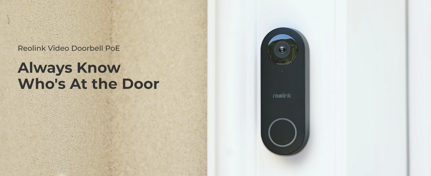 Reolink D340P 5MP älykäs ovikellokamera soittokellolla (Video Doorbell PoE) - Image 2