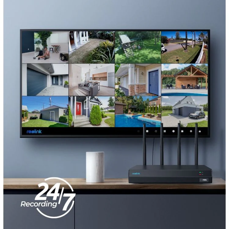 Reolink NVS12-8MB4W UltraHD WiFi valvontajärjestelmä (RLK12-800WB4) - Image 7