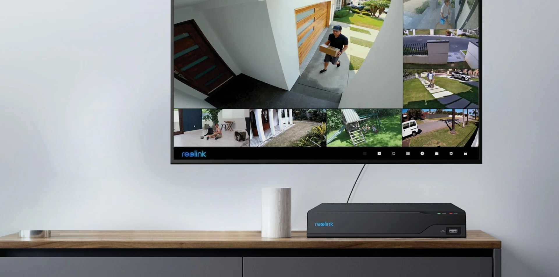 Reolink NVS8 NVR 4K UltraHD PoE tallennin (RLN8-410) - Image 2