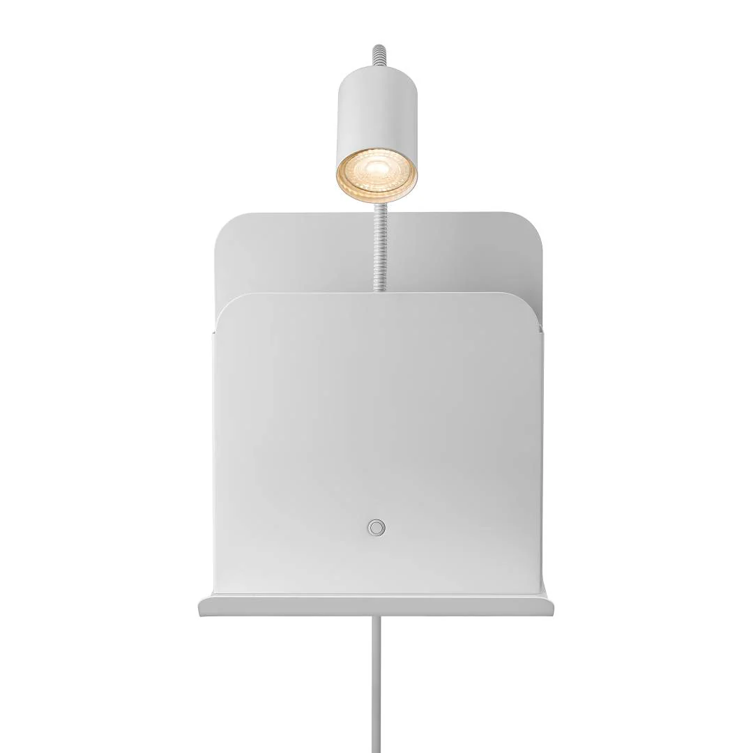 Roomi seinävalaisin valkoinen
