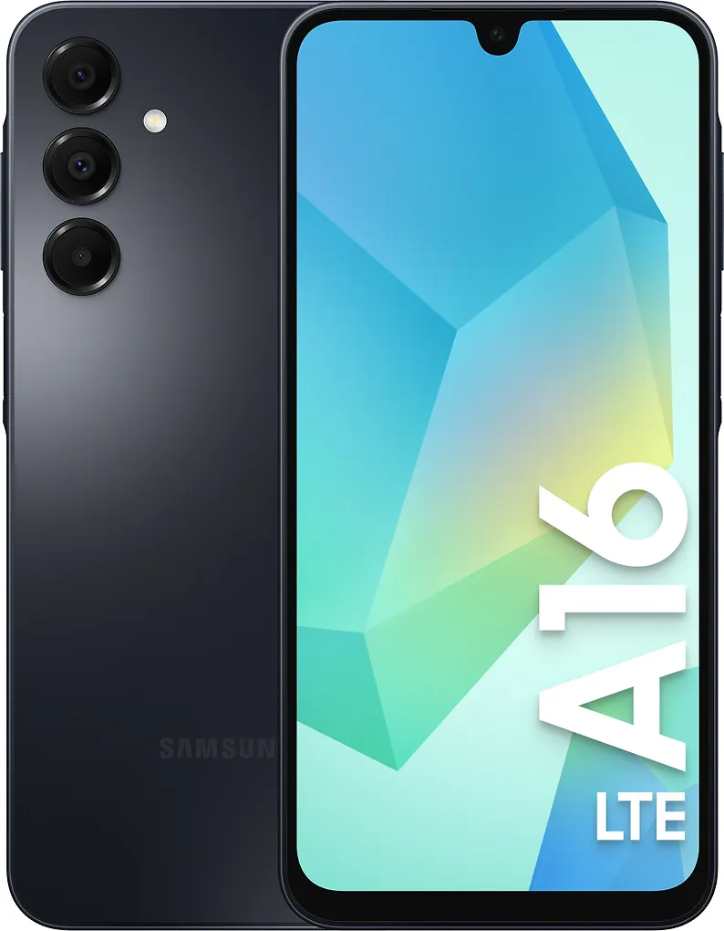 Samsung Galaxy A16 LTE -puhelin, 128/4 Gt, musta