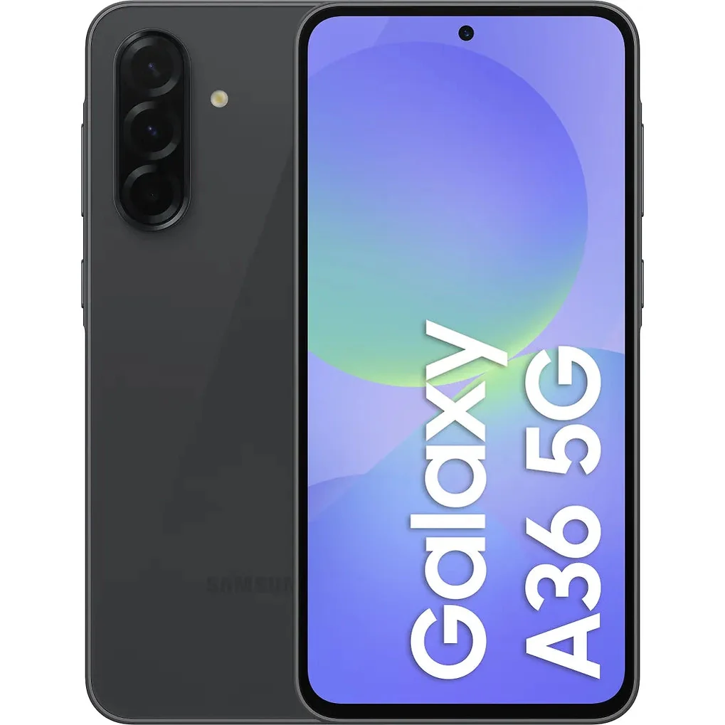 Samsung Galaxy A36 5G puhelin, 128/6 Gt, musta