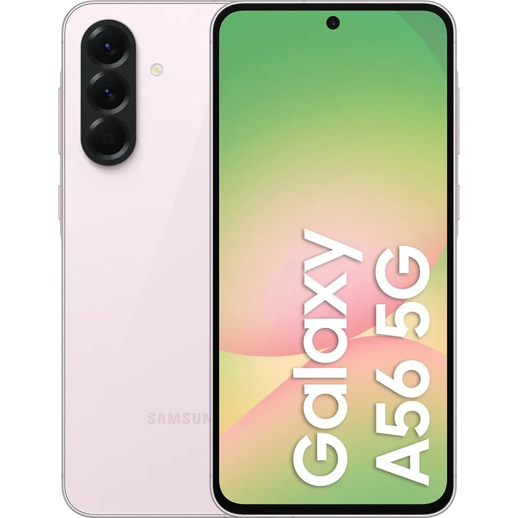 Samsung Galaxy A56 5G puhelin, 128/8 Gt, vaaleanpunainen