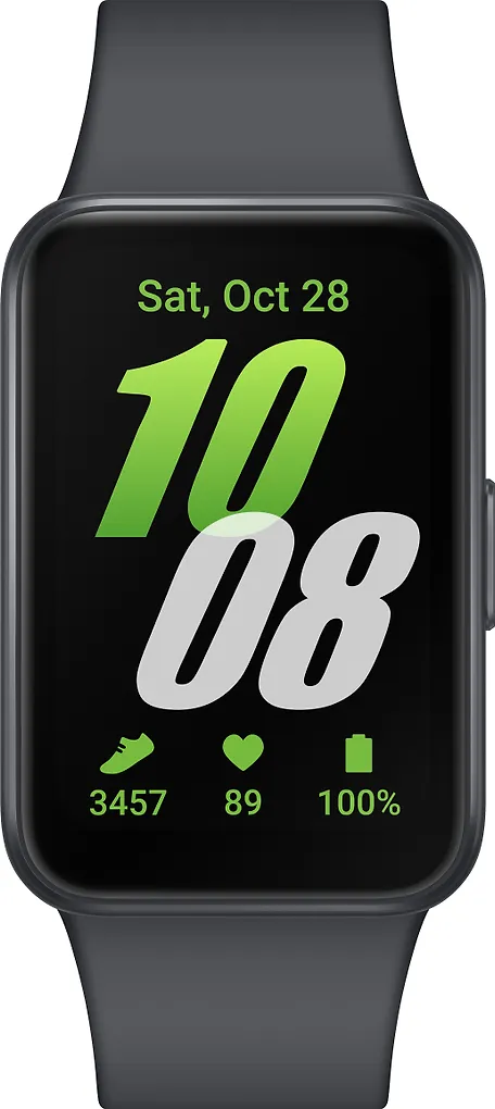 Samsung Galaxy Fit 3 -aktiivisuusranneke, tummanharmaa - Image 2