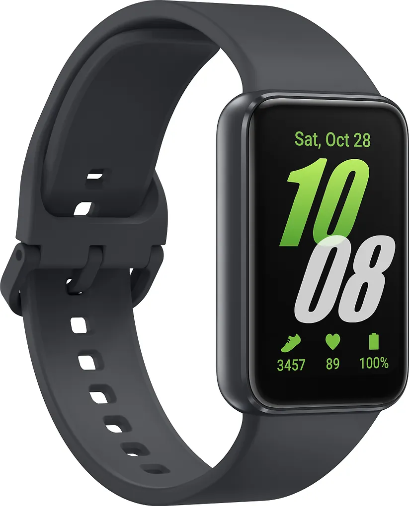 Samsung Galaxy Fit 3 -aktiivisuusranneke, tummanharmaa - Image 3