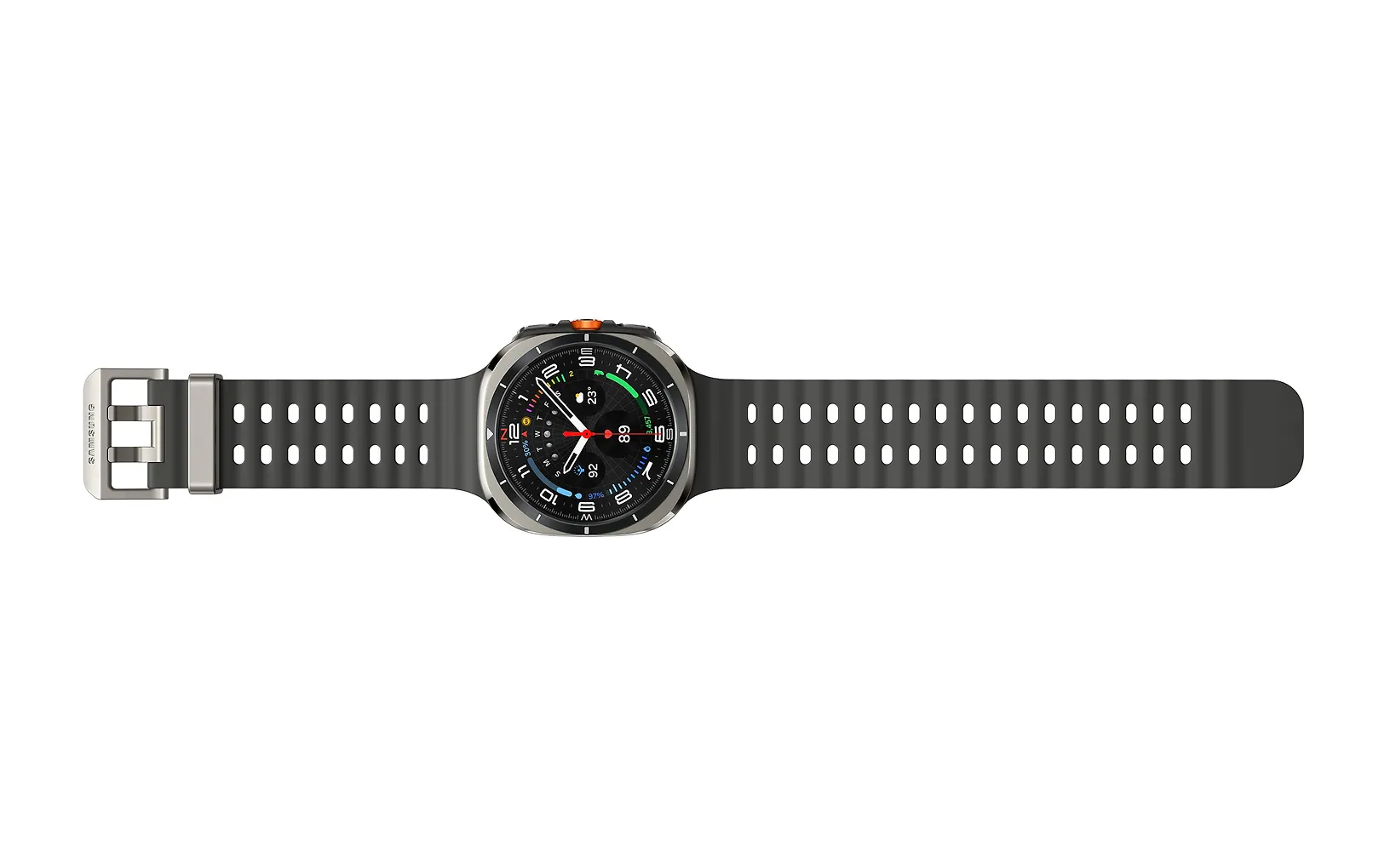 Samsung Galaxy Watch Ultra urheilukello, 47 mm, hopea (2025) - Image 5