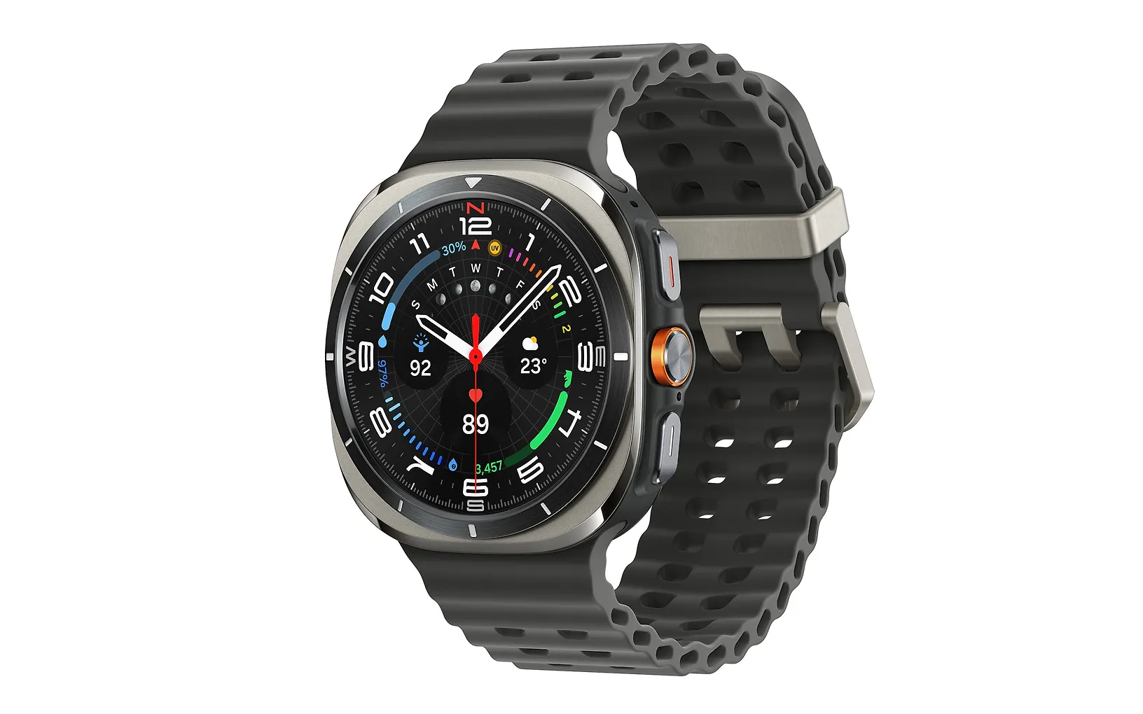 Samsung Galaxy Watch Ultra urheilukello, 47 mm, hopea (2025) - Image 6