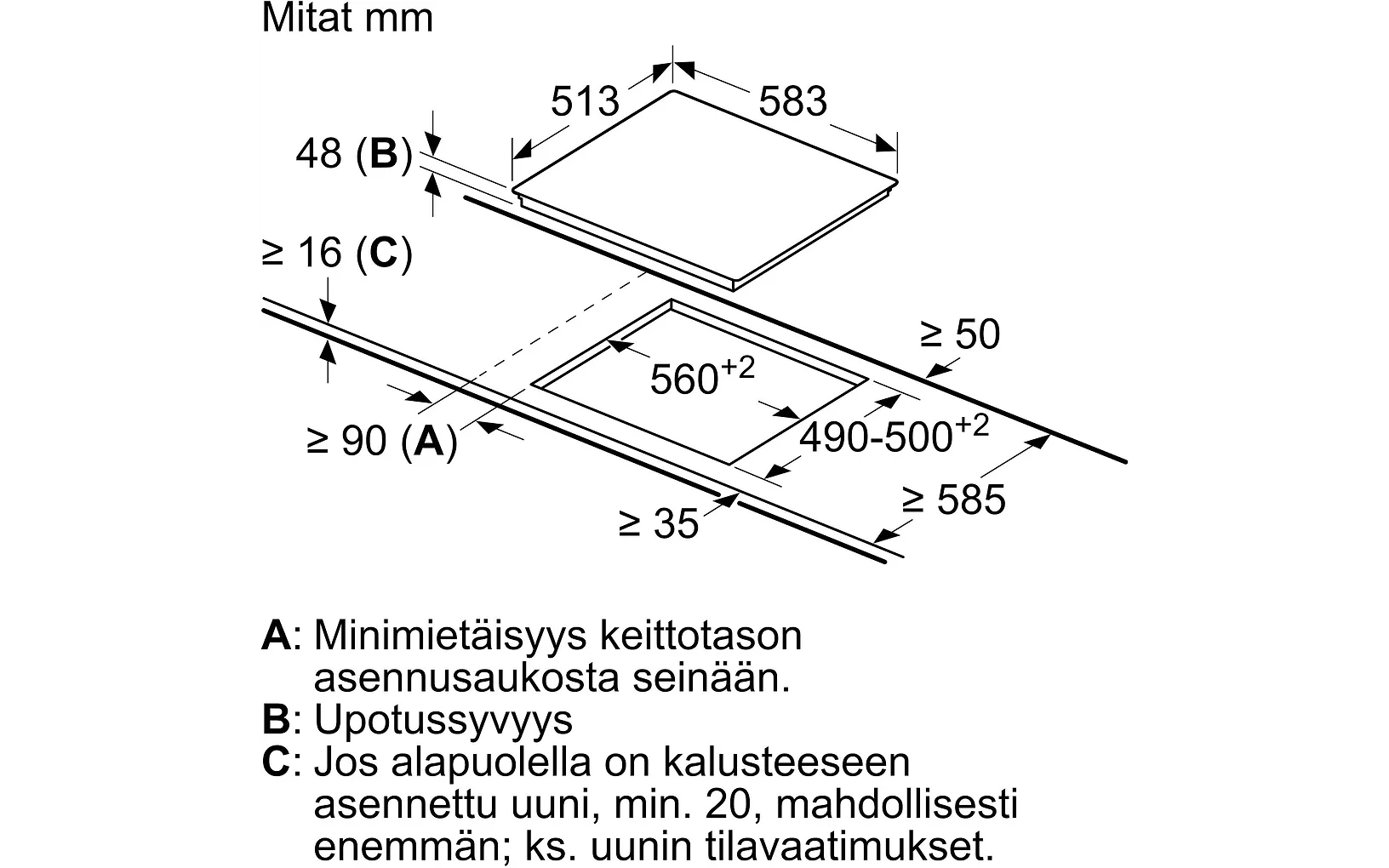 Siemens ET645HE17 iQ100 keraaminen keittotaso - Image 6