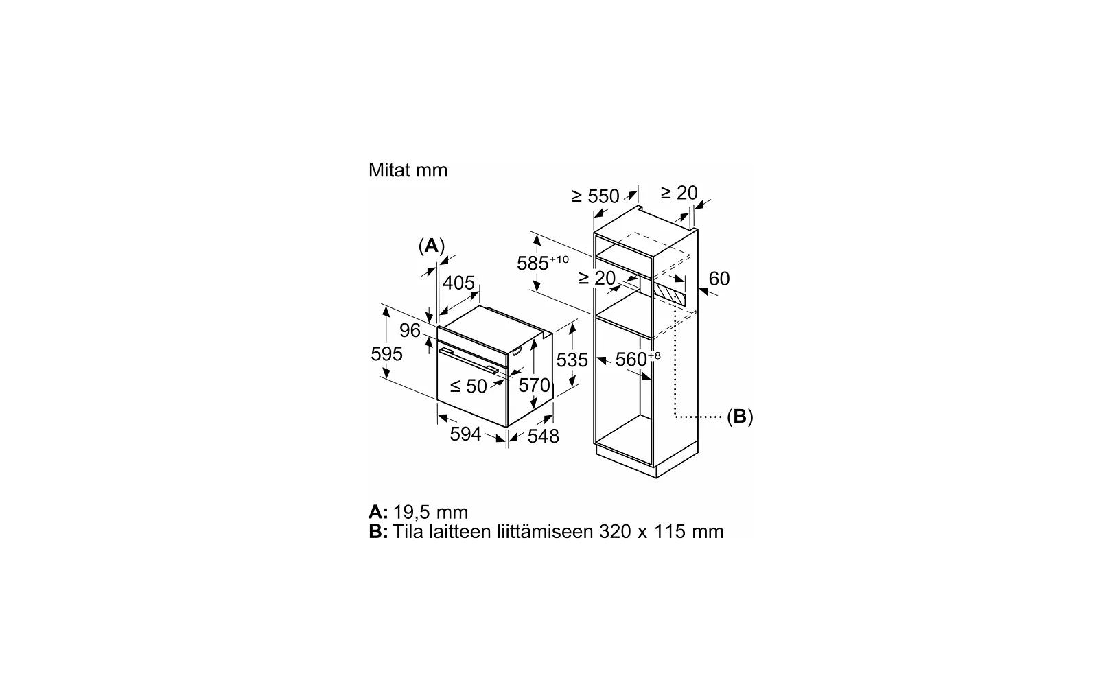 Siemens iQ500 erillisuuni, HB517GCW1S, valkoinen - Image 10