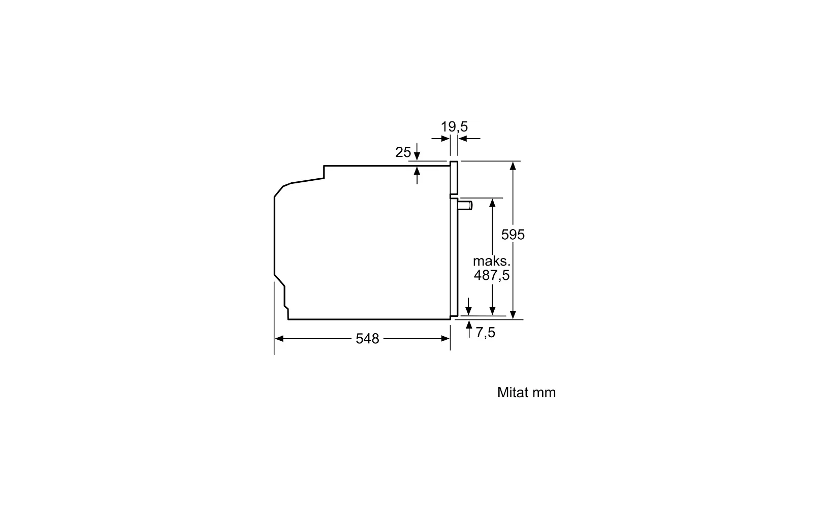 Siemens iQ500 erillisuuni, HB517GCW1S, valkoinen - Image 9