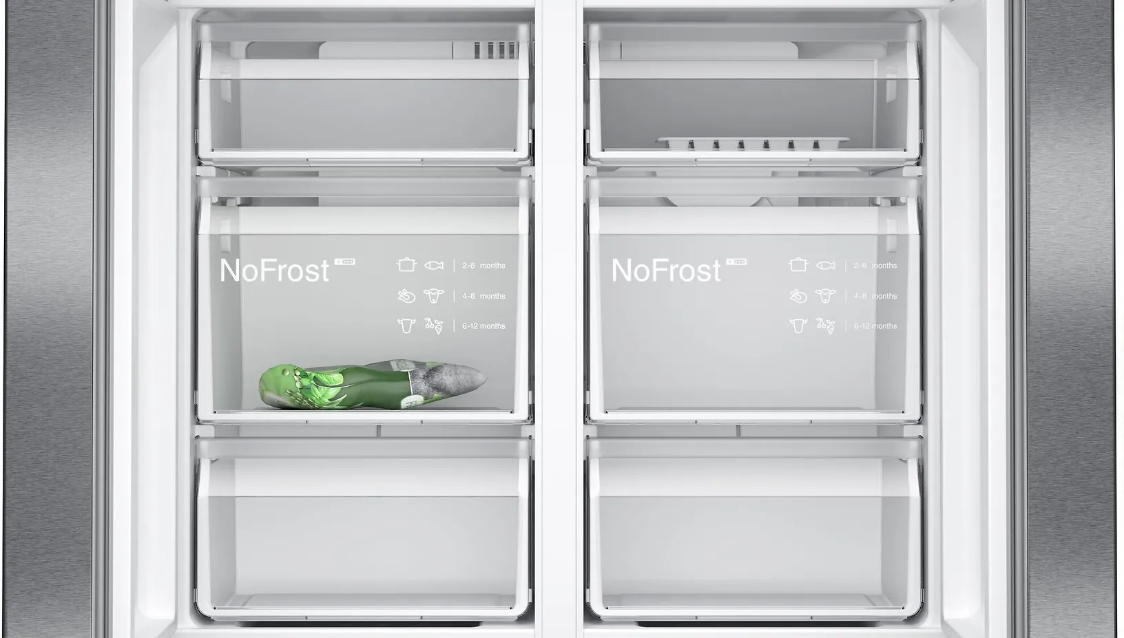 Siemens KF96NAXEA iQ500 French Door -Side By Side, musta teräs - Image 3