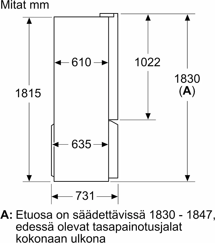 Siemens KF96NAXEA iQ500 French Door -Side By Side, musta teräs - Image 7