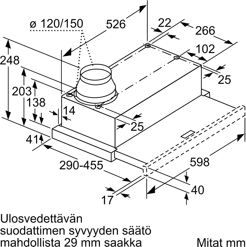 Siemens LI64MA531 iQ300 liesituuletin, hopea, 60 cm - Image 12