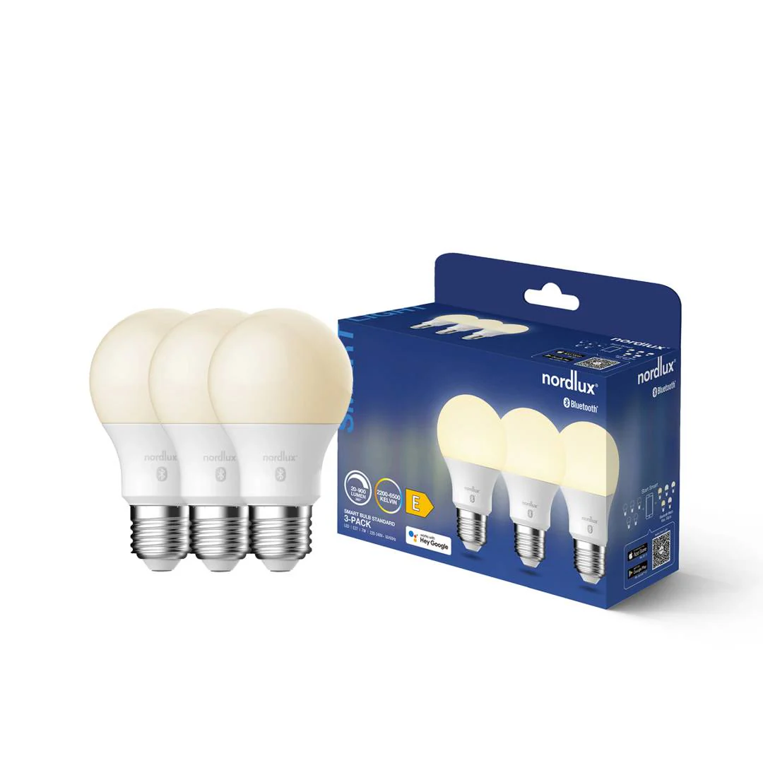 Smart E27 A60 2200-6500K 900lm opaali 3-pack - Image 3