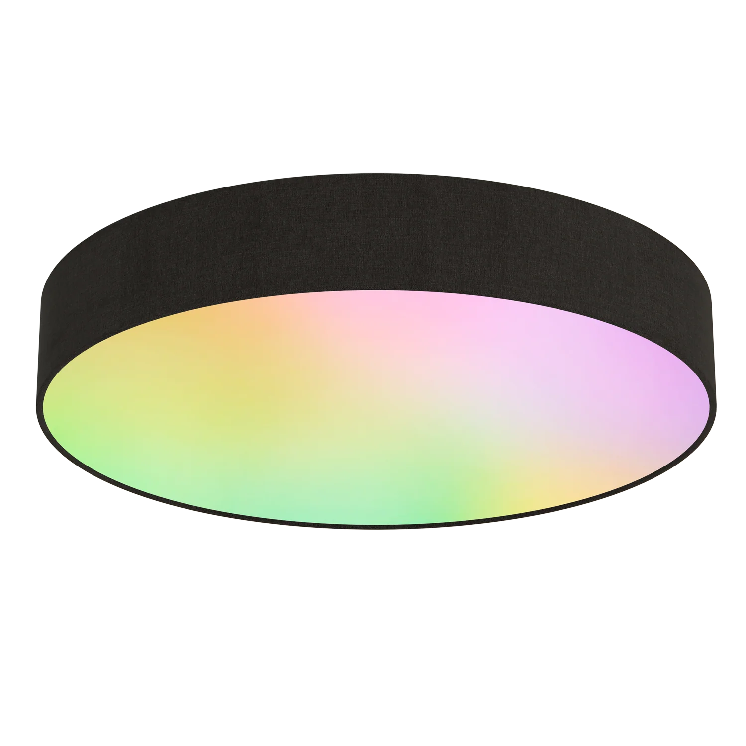 Smart kattoplafondi Ø40 cm musta RGB + 3000-6500K - Image 2