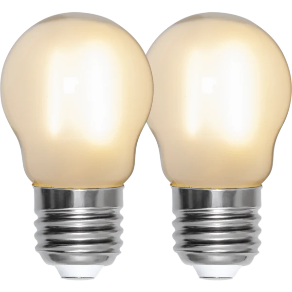 Star trading LED E27 470lm FROSTED 2-PACK