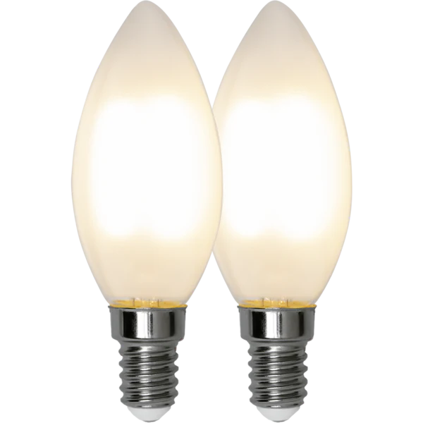 Star trading LED kruunu E14 250lm FROSTED 2-PACK