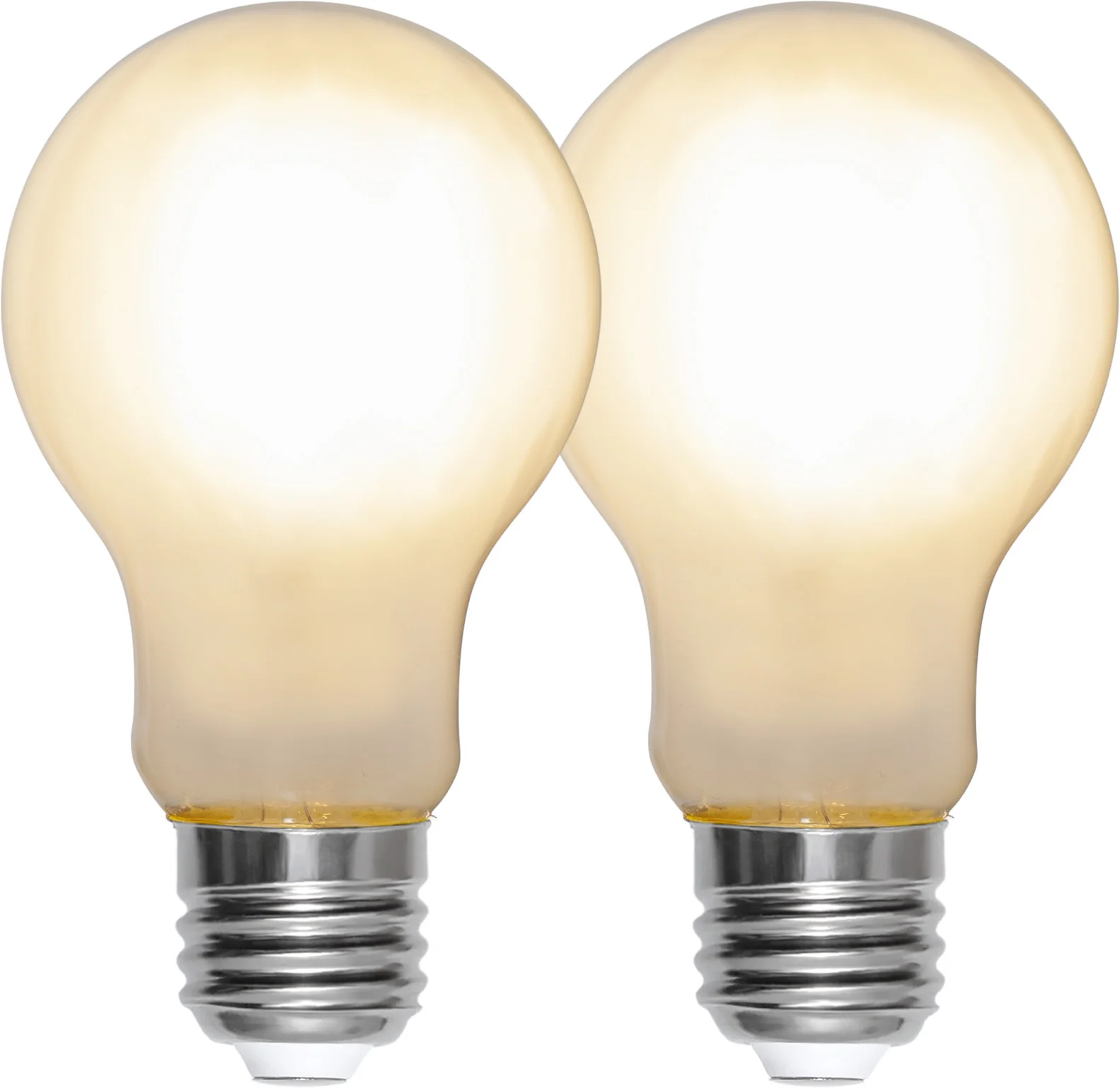 Star trading LED-lamppu E27 Frosted 2700K 470lm 2pack