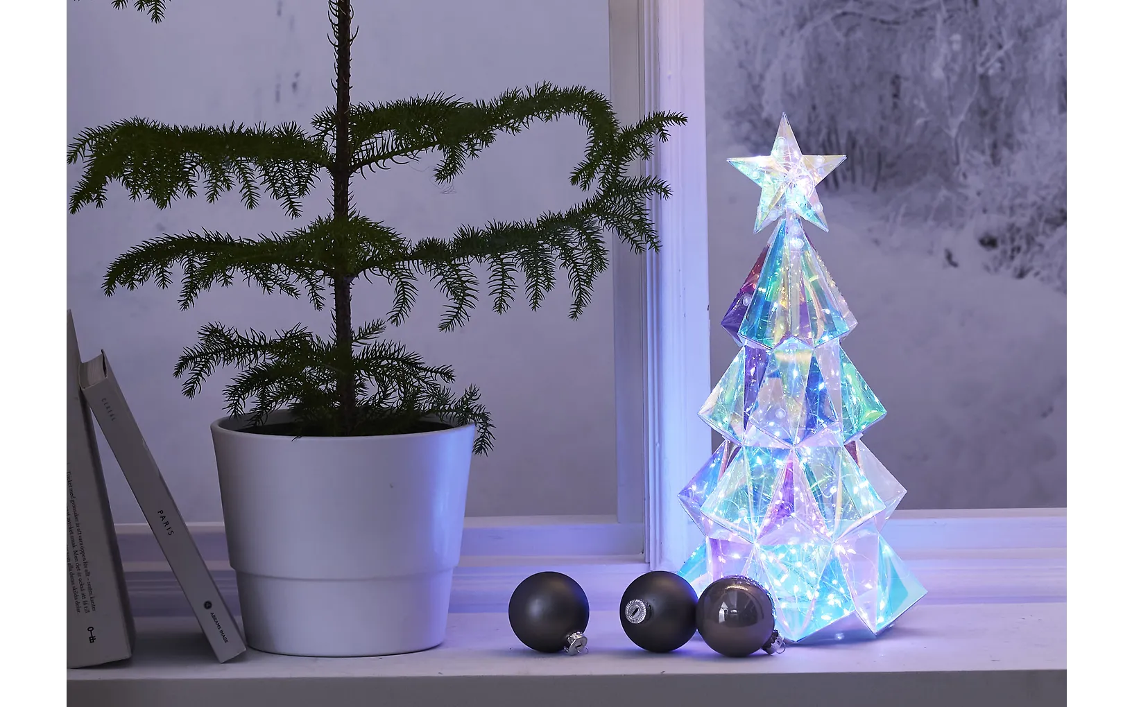 Star Trading Magic Micro LED kuusi, pöytäkoriste, 38 cm