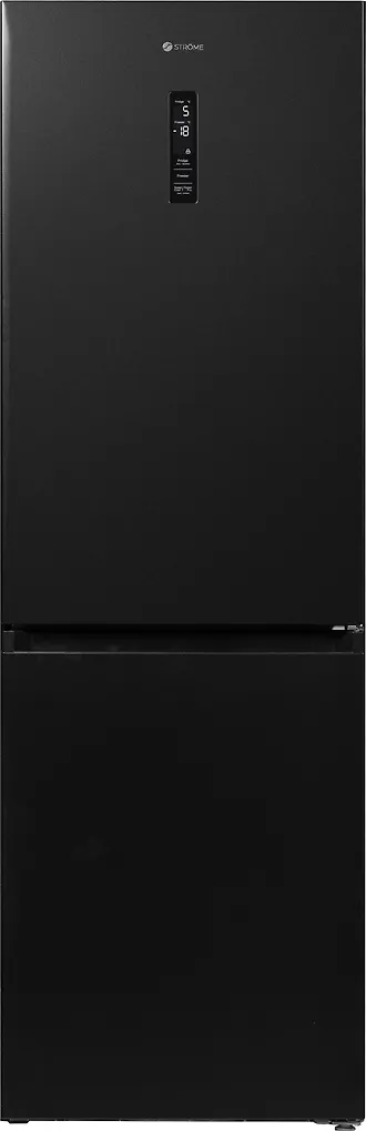 Ströme HD-449RWEN/BX Prestige jääkaappipakastin, musta inox