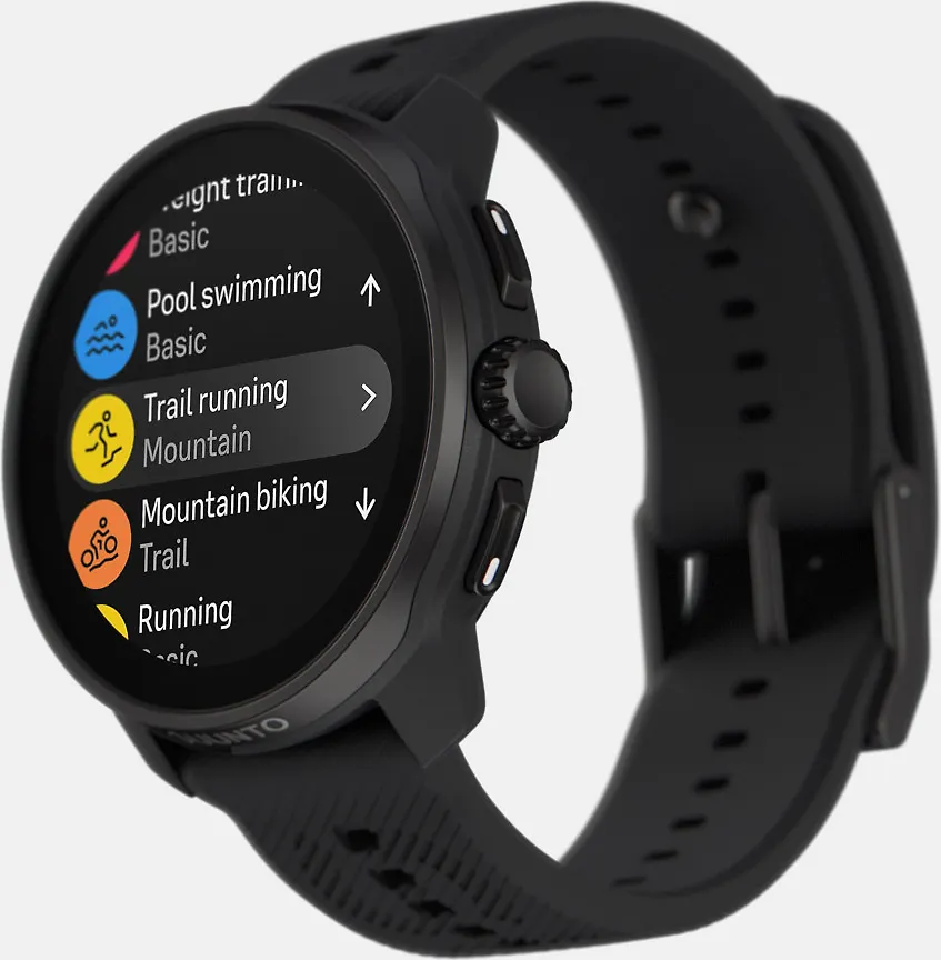 Suunto Race S -urheilukello, 45 mm, All Black - Image 3