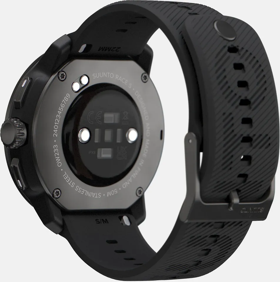 Suunto Race S -urheilukello, 45 mm, All Black - Image 6
