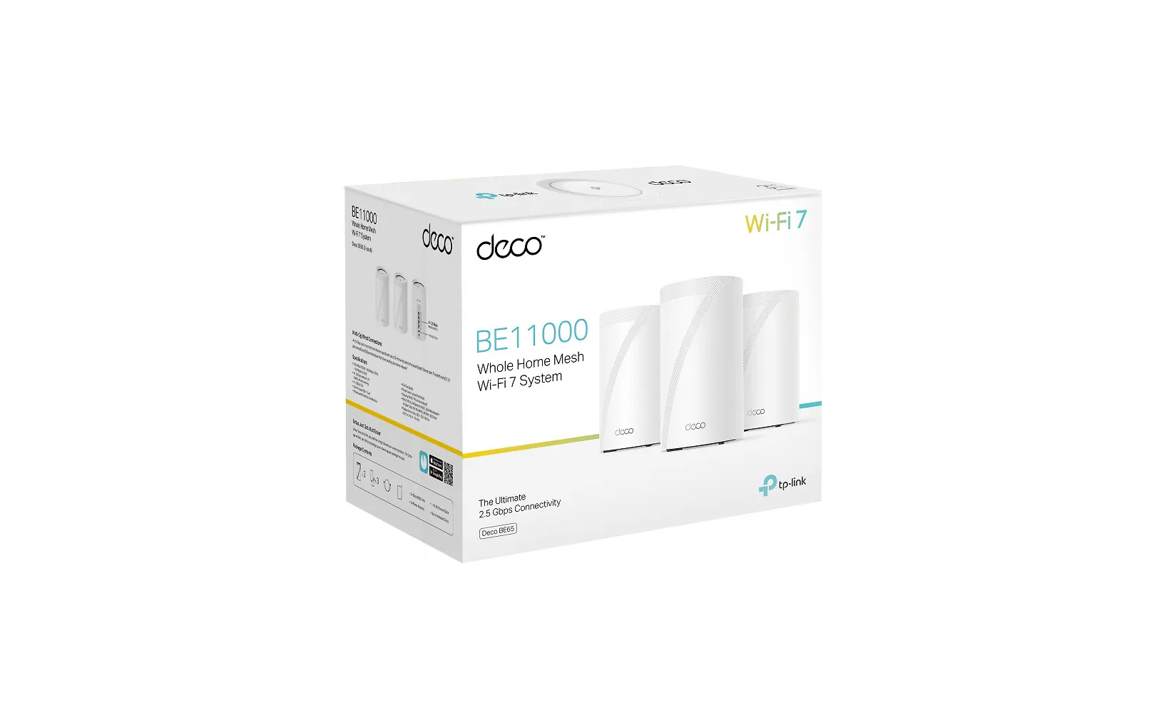 TP-LINK Deco BE65 Tri-Band WiFi 7 -Mesh-järjestelmä, 3-pack - Image 3