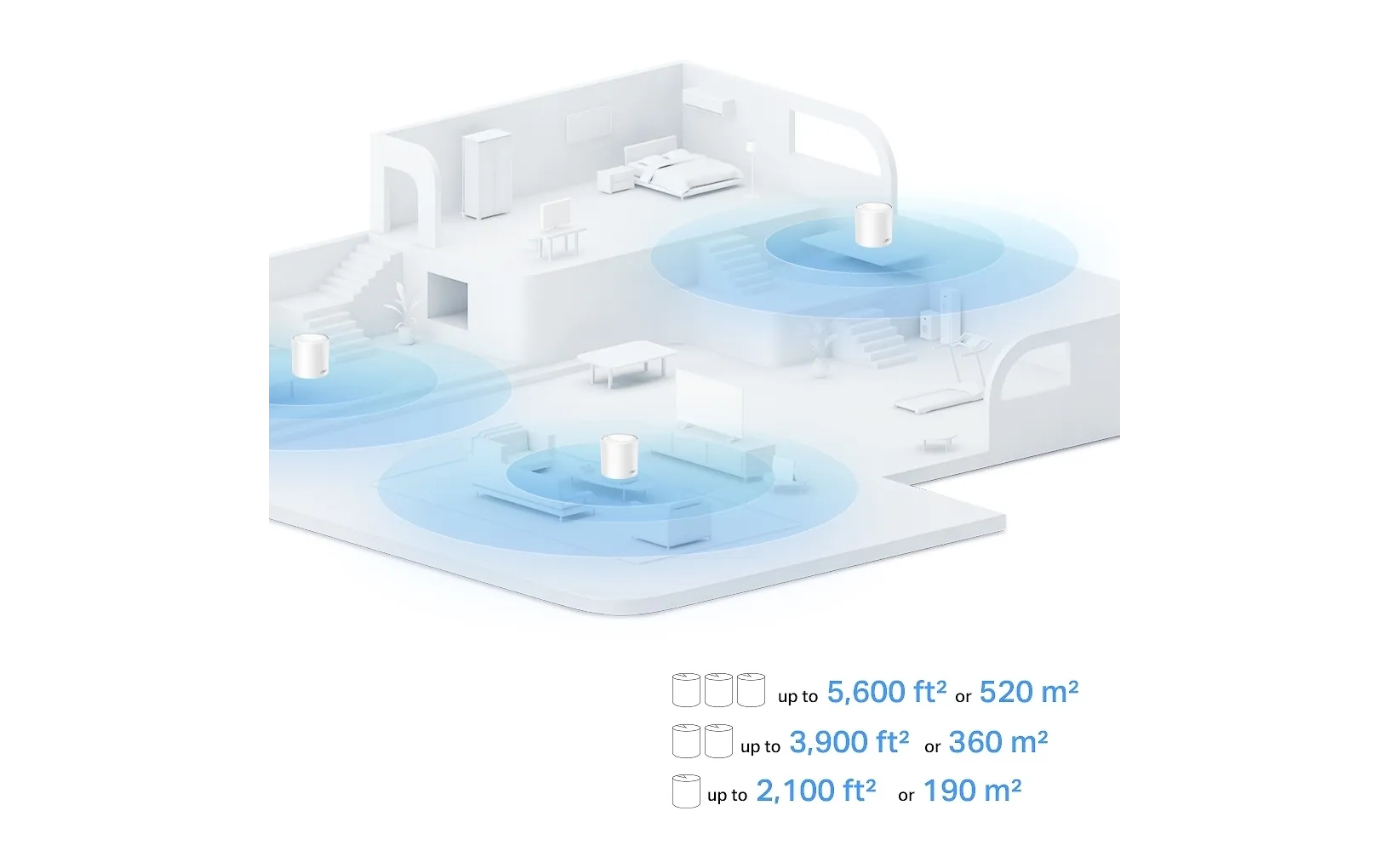 TP-LINK Deco X10 WiFi 6 -Mesh-tukiasema, 2-pack - Image 7