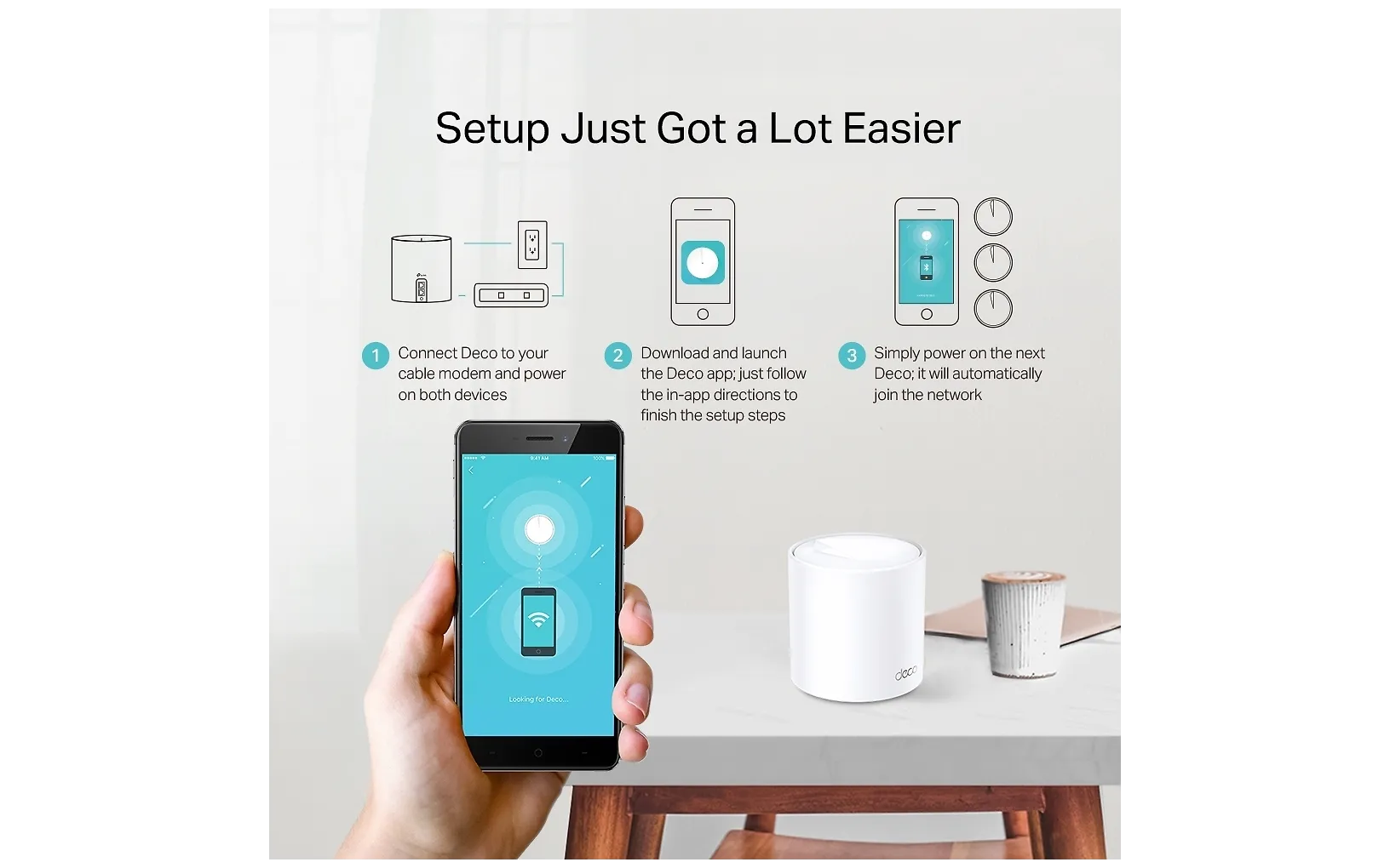 TP-LINK Deco X20 WiFi 6 -Mesh-järjestelmä, 2-pack - Image 4