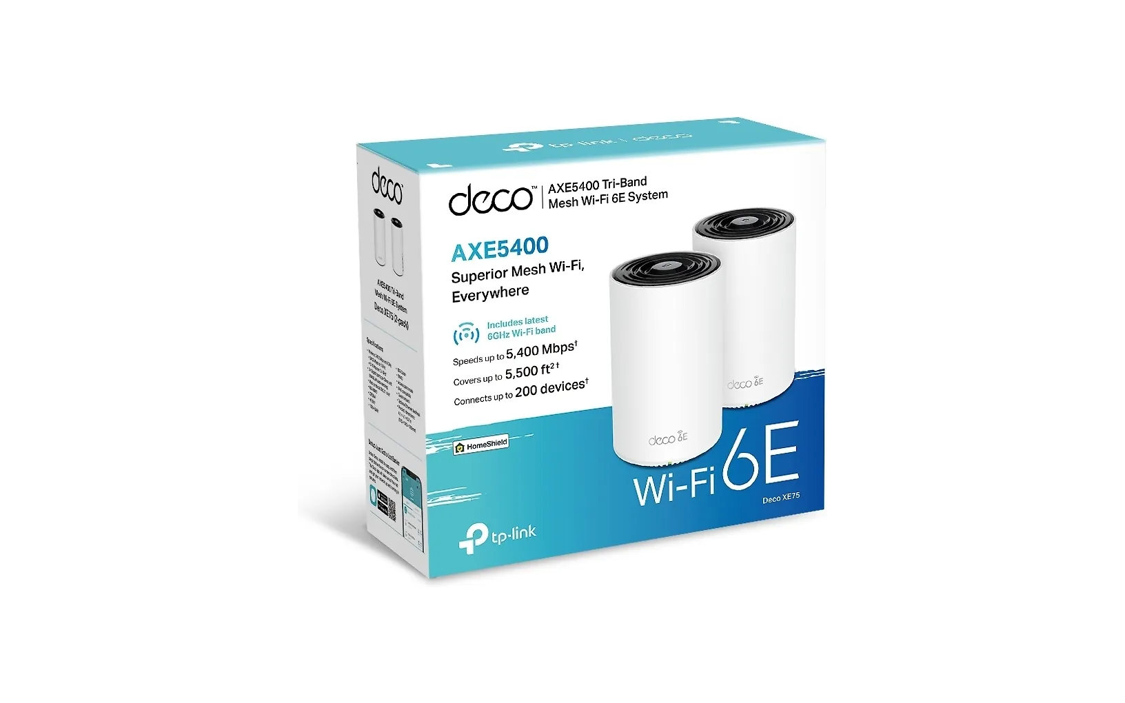 TP-LINK Deco XE75 Tri-Band WiFi 6E -Mesh-järjestelmä, 2-pack - Image 4