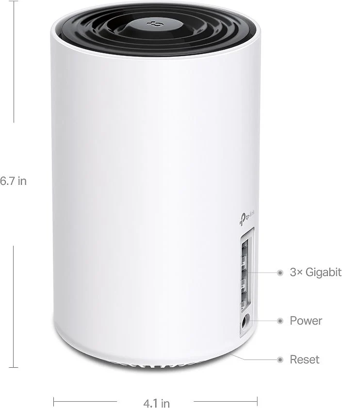 TP-LINK Deco XE75 Tri-Band WiFi 6E -Mesh-järjestelmä, 3-pack - Image 3