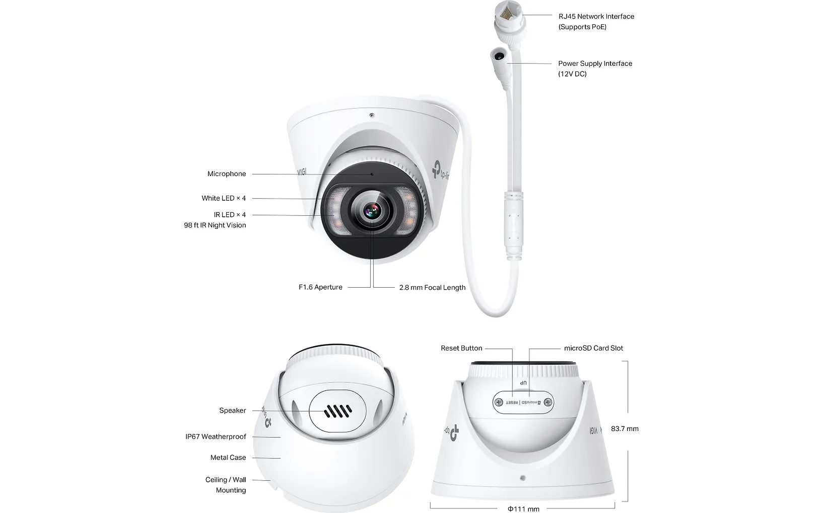 TP-Link InSight S445 valvontakamera ulkokäyttöön, 2,8 mm - Image 6