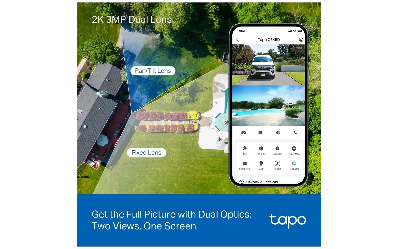 TP-Link Tapo C545D dual valvontakamera ulkokäyttöön - Image 5