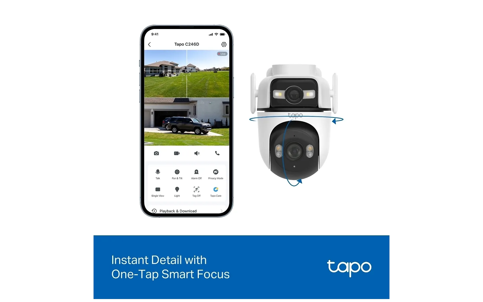 TP-Link Tapo C545D dual valvontakamera ulkokäyttöön - Image 9