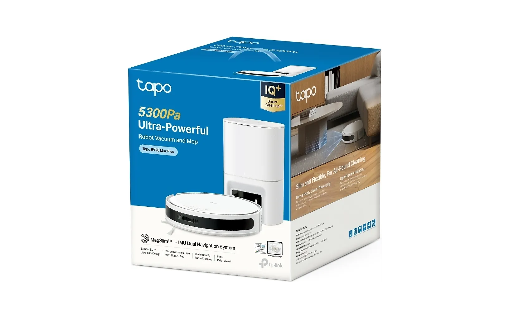 TP-Link Tapo RV20 Max Plus, valkoinen - Image 2