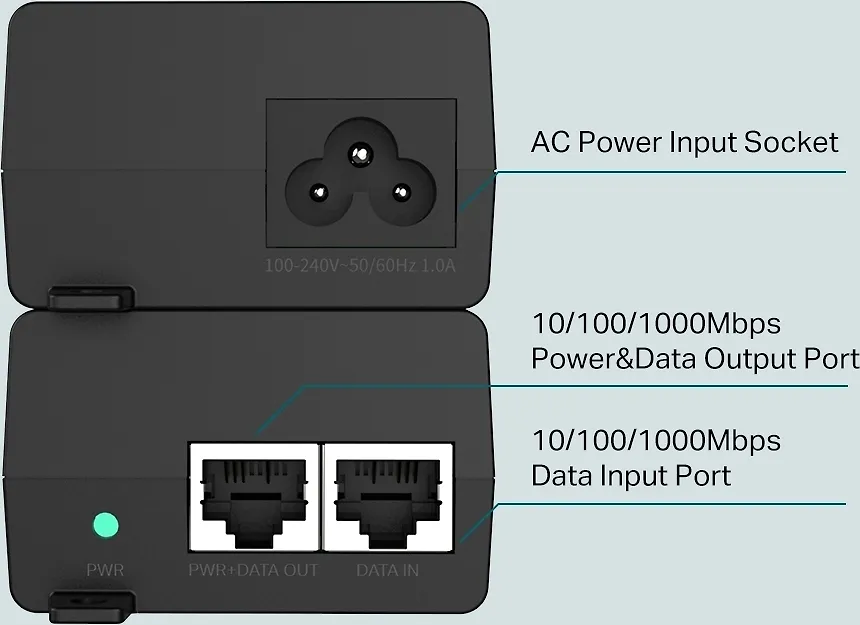 TP-LINK TL-POE160S -PoE-injektori - Image 4