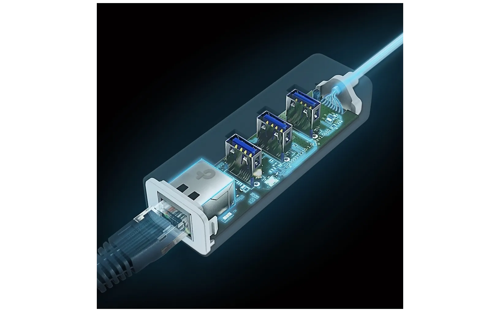 TP-LINK UE330C USB 3.0 -hubi ja gigabit ethernet -sovitin - Image 4