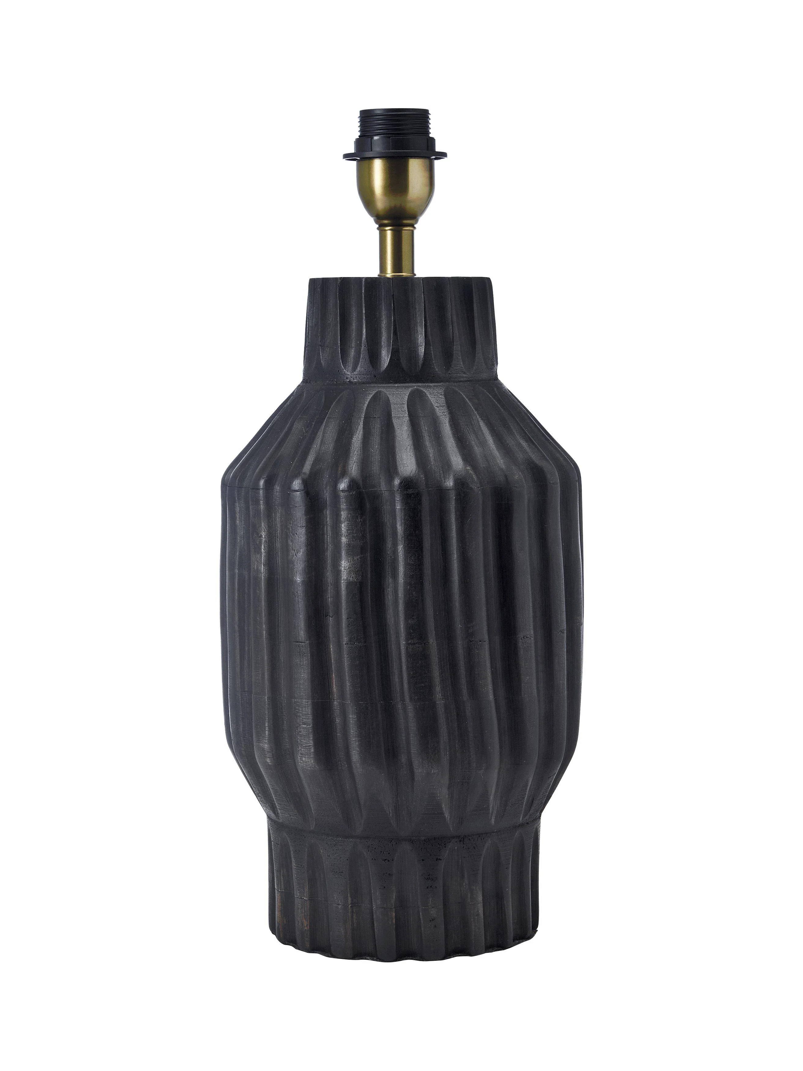 Turi lampunjalka mustanruskea 45cm