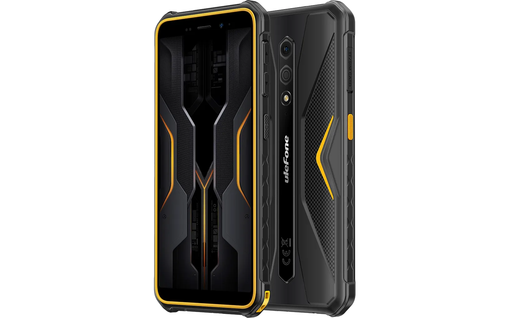 Ulefone Armor X12 Pro -puhelin, 64/4 Gt, musta/oranssi - Image 2