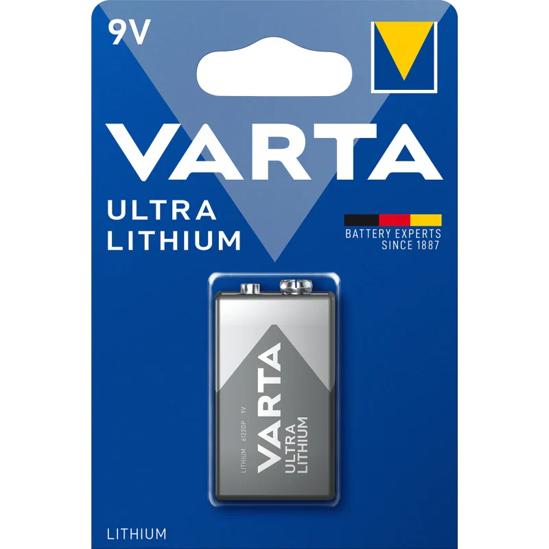 VARTA 6LR61 9,0V PROFESSIONAL LITHIUM E-BLOCK 1 KPL