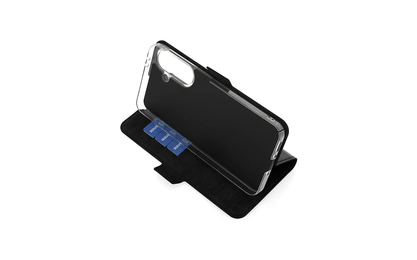 Wave Book Case, Samsung Galaxy A36 5G, musta - Image 3