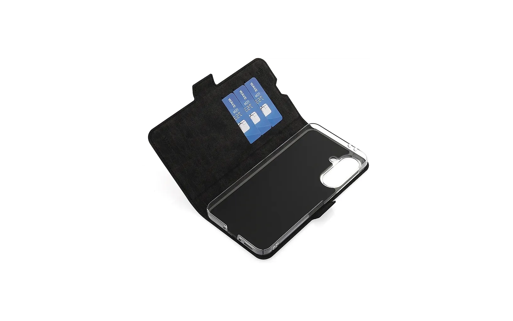 Wave Book Case, Samsung Galaxy A36 5G, musta - Image 5