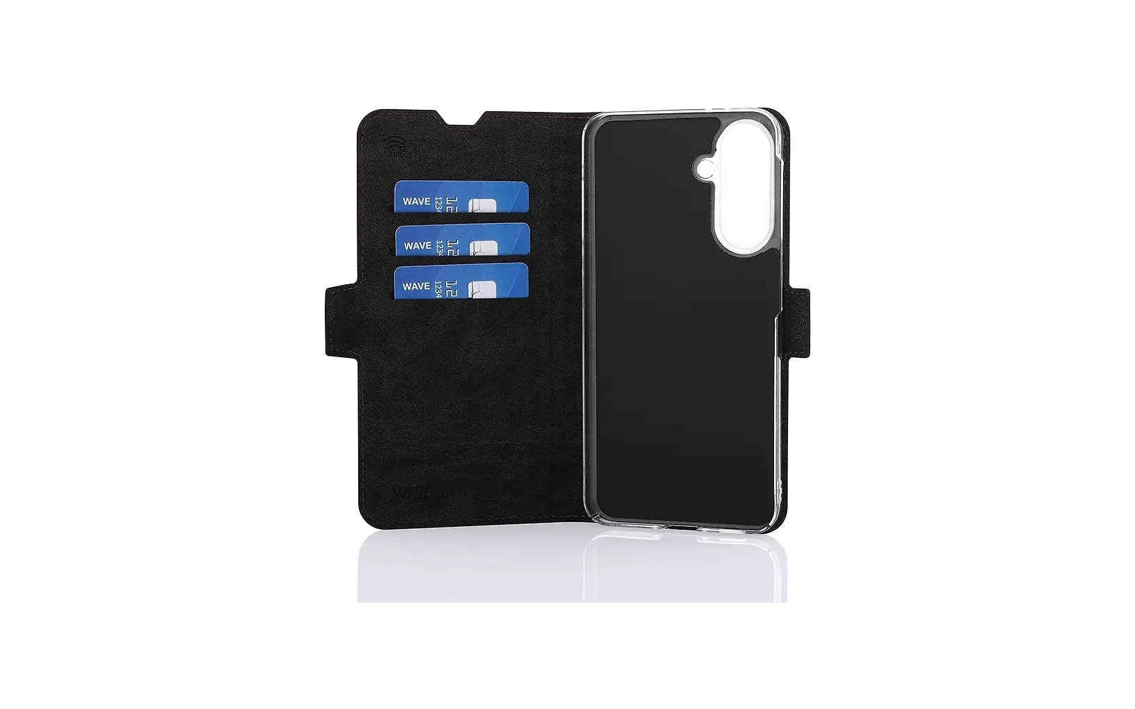 Wave Book Case, Samsung Galaxy A56 5G, Smoky Sangria - Image 5