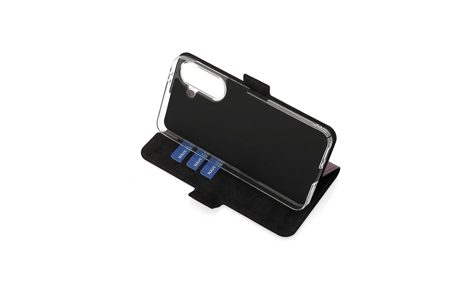 Wave Book Case, Samsung Galaxy A56 5G, Smoky Sangria - Image 6